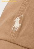  Mũ Lưỡi Trai Polo Ralph Lauren The Iconic Cotton Chino Ball Cap 59 Rustic Tan 