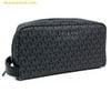 Túi Cầm Tay Michael Kors Men's Signature Logo Travel Kit Đen Logo