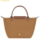  Túi Xách Longchamp Le Pliage Original Size S Handbag Fawn / Chamois - Recycled canvas - Vàng 