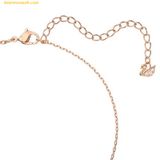  Dây Chuyền, Vòng Cổ Swarovski Dextera necklace Intertwined circles, Pink, Rose gold-tone plated 5642884 