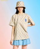  Áo Phông MLB Classic Monogram Full-Panel Pattern Short-Sleeve T-Shirt BOS (L.Sand) 3ATSM1133-43SAL 