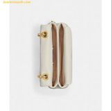  Túi Xách Coach Tabby 20 Quilted Chain Shoulder Bag CP149 Trắng Cream 