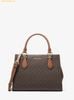 Túi Xách Michael Kors Marilyn Medium Signature Logo Convertible Satchel Brown 35F5G6AS2B