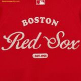  Áo Sweat MLB Women's Varsity Crop Half-Zip Sweater BOS (L.Red) 3FKPV0134-43RDL 