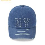  Mũ Lưỡi Trai MLB Basic Coopers Denim 5PANEL Unstructured Ball Cap New York Yankees - 3ACPDS24N-50BLL 