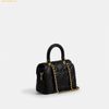  Túi Đeo Chéo Coach Tabby 19 Quilted Leather Top-Handle Bag Black CCC12 