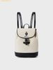 Balo WHOAU Steve Canvas Backpack Màu Trắng viền đen