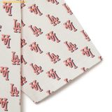  Áo Phông MLB Classic Monogram Full-Panel Pattern Short-Sleeve T-Shirt LA (Cream) 3ATSM1133-07CRS Trắng Cream 