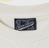 Áo Sweat WHOAU Steve Patch Sweatshirt WHMWF3922U Trắng 