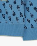  Áo Sweat MLB Classic Monogram Front Pattern Jacquard Overfit Man-to-Man LA 3AMTM0334 