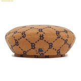  Mũ Nồi MLB Diamond Monogram Wool Jacquard Beret B (D.Beige) 3ACBMW126-43BGD 