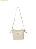  Túi Đeo Chéo MLB New York Yankees Monogram Embossed Bucket Bag Cream 7ACRM086N-50CRS 