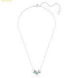  Dây Chuyền, Vòng Cổ Swarovski Idyllia Lilia necklace Butterfly, Blue, Rhodium plated 5662181 