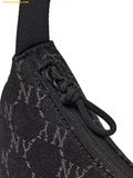  Túi Đeo Vai MLB Diamond Monogram Denim JQD Hobo Bag New York Yankees 3ABQMV45N-50BKS (Màu Đen) 