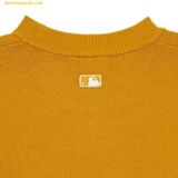  Áo Sweat Len MLB Varsity Sweater CLE (D.Mustard) 3AKPV0134-45MSD 