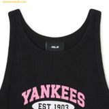  Áo Ba Lỗ MLB Women's Varsity Slim Fit Crop Top with Golgi Nashville NY (Black) 3FTKV0243-50BKS 