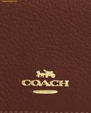  Ví Coach Card Holder Wallet In Signature Canvas CZ034 