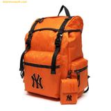  Balo MLB Monogram Nylon Jacquard New York Yankees Orange 3ABKM021N-50ORS 