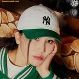  Mũ Lưỡi Trai MLB Basic Coloration Ball Cap New York Yankees 3ACP3303N-50GNP - Xanh Trắng 