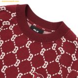  Đầm MLB Women's Diamond Monogram Slim Fit Dress 3FOPM0124-43WIS Đỏ 