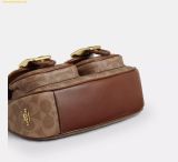  Túi Đeo Vai Coach Ashton Bag With Signature Canvas Vintage Brown CCZ24 