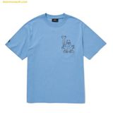  Áo Phông MLB Megalogo Paisley LA Dodgers L.Blue 