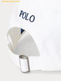  Mũ Lưỡi Trai Polo Ralph Lauren Pony Chino Cotton Baseball Cap 59 White Classic 