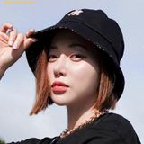 Mũ Bucket MLB Bucket Hat Monogram Series New York Yankees 3AHTM103N-50BKS Đen 