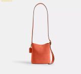  Túi Đeo Vai Coach Bleecker 21 Bucket Bag Russet 