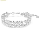  Vòng Tay, Lắc Tay Swarovski Mesmera bracelet Mixed cuts, White, Rhodium plated 5669927 
