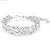  Vòng Tay, Lắc Tay Swarovski Mesmera bracelet Mixed cuts, White, Rhodium plated 5669927 