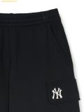  Quần Dài Túi Hộp MLB Basic Small Logo Cargo Wide Pants NY (Black) 3APTB0944-50BKS 