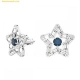  Khuyên Tai Swarovski Stella Mixed Cuts Star Blue Stud Earrings 5649000 