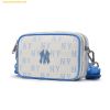  Túi Đeo Chéo MLB Mini Monogram Jacquard New York Yankees 3ACRS014N-50SBD Màu Xanh Trắng 