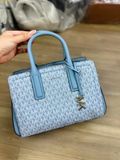  Túi Xách Michael Kors MK Laila Small Crossbody Satchel Xanh Logo 