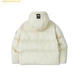  Áo Khoác Phao Life Work (Public) Polar Puffer Hooded Jumper LW244JP160 - Trắng Ivory 