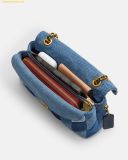  Túi Đeo Vai Coach Tabby Shoulder Bag 26 With Repurposed Denim Patchwork Quilting CAM91 Denim 