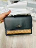  Túi Đeo Vai Coach Klare Crossbody Bag In Signature Canvas Black Multi Size 22 CV978 