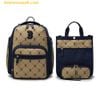 Balo Kèm Tote MLB Jacquard Monogram Boston Red Sox Beigi 7ABKMD35N-NYS