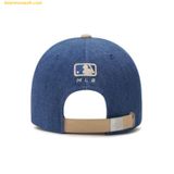  Mũ Lưỡi Trai MLB Culsive Lettering Denim Color Block Unstructured Ball Cap LA Dodgers Indigo - 3ACPVD24N-07INS 