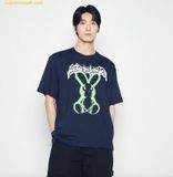  Áo Phông ADLV Neon Alien Rabbit Short Sleeve T-Shirt Navy 