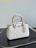  Túi Xách Coach Savannah Small Carryall Bag In Signature Canvas CAL53 White 