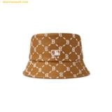  Mũ Bucket MLB DIA MONOGRAM BUCKET HAT BOSTON RED SOX 3AHTM024N-43CAS Nâu 