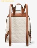  Balo Michael Kors Jaycee Medium Logo Backpack 35S2G8TB2B Trắng Vanilla Logo 