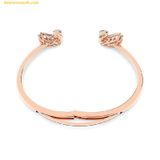  Vòng Tay, Lắc Tay Swarovski Dancing Swan Bangle Swan Red Rose Gold Tone Plated 5614122 