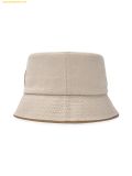  Mũ Bucket MLB Basic Canvas Leather Logo Bucket Hat BOS 3AHTVL14N-43CRD Begi 