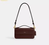  Túi Đeo Chéo Coach New York Elora Top Handle Crossbody Bag Maple CCY30 
