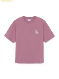  Áo Phông MLB Basic Back Street Logo Oversized Short Sleeve T-shirt LA Dodgers 3ATSB0863-07PKS Pink 