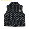  Áo Khoác Phao Ghile MLB Monogram Vest New York Yankees 3ADVM2026-50BKS - Đen 
