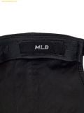  Mũ Lưỡi Trai MLB Basic Canvas Leather Logo Structure Ball Cap CLE 3ACPVL94N-45BKS Màu Đen 